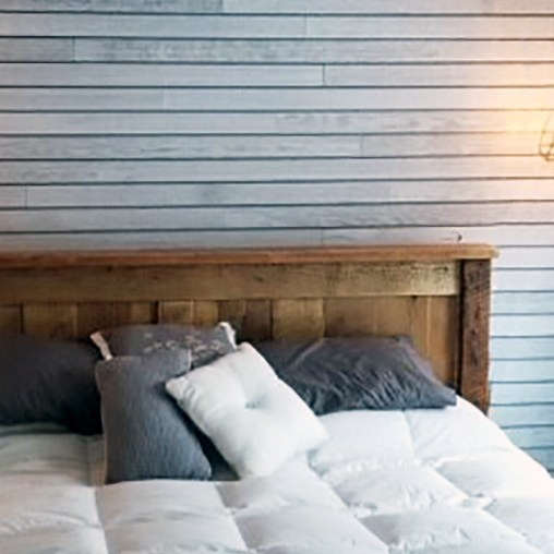 Gray Whitewash Bedroom